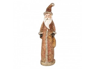 Christmas Decoration Figurine Santa Claus 4x3x12 Cm Red Plastic - 4*3*12 cm