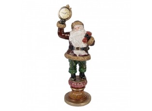 Christmas Decoration Figurine Santa Claus 15x13x39 Cm Red Plastic - 15*13*39 cm