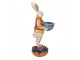 Decorative Figurine Rabbit 12x10x28 Cm Beige Plastic - 12*10*28 cm Clayre & Eef