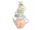 Decorative Figurine Rabbit 16x13x26 Cm White Plastic - 16*13*26 cm Clayre & Eef