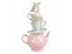Decorative Figurine Rabbit 16x13x26 Cm White Plastic - 16*13*26 cm Clayre & Eef