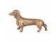 Decorative Figurine Dog 14x4x8 Cm Brown Plastic - 14*4*8 cm Clayre & Eef