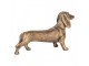 Decorative Figurine Dog 14x4x8 Cm Brown Plastic - 14*4*8 cm Clayre & Eef