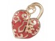 Decorative Figurine Heart 22x9x30 Cm Red Plastic - 22*9*30 cm Clayre & Eef