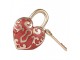Decorative Figurine Heart 22x9x30 Cm Red Plastic - 22*9*30 cm Clayre & Eef