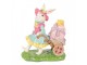 Dekorace králičí žena vezoucí vajíčko - 19*11*23 cm Clayre & Eef
