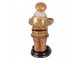 Christmas Decoration Figurine Santa Claus 15x18x31 Cm Beige Plastic - 15*18*31 cm Clayre & Eef
