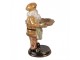 Christmas Decoration Figurine Santa Claus 15x18x31 Cm Beige Plastic - 15*18*31 cm Clayre & Eef