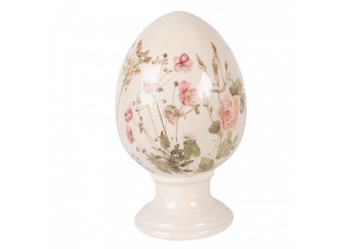 Vajíčko na podstavci s lučními květy Flowers of Love L - Ø 15*24 cm