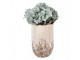 Béžová antik keramická váza s růžovo-zelenými květy S - Ø 16*24 cm Clayre & Eef