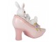 Dekorace králík v růžovém pantoflíčku - 13*5*12 cm Clayre & Eef