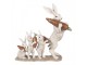 Dekorace zajíčcí s mrkvemi - 34*13*33 cm Clayre & Eef