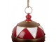 Christmas Decoration Figurine Christmas Bauble ? 31x36 Cm Red Metal - ? 31*36 cm Clayre & Eef