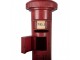Christmas Decoration Figurine Mailbox ? 36x86 Cm Red Metal - ? 36*86 cm Clayre & Eef