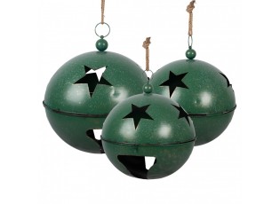 Christmas Decoration Figurine Christmas Bauble ? 60 / ? 50 / ? 40 Cm Green Metal - ? 60 / ? 50 / ? 40 cm