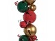 Large Christmas Arch With LED Lighting 263x55x309 Cm Red Metal - LED 263*55*309 cm Clayre & Eef