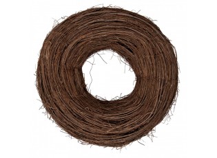 Přírodní hnědý proutěný jilmový věnec Elm L - Ø 50*14 cm