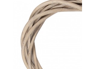 Přírodní šedý ratanový věnec Rattan XXS - Ø 10*2 cm