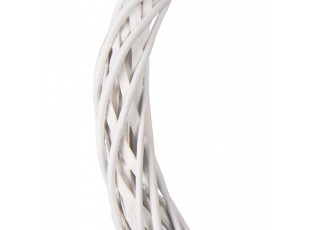 Wreath ? 30x4 Cm White Rattan - ? 30*4 cm