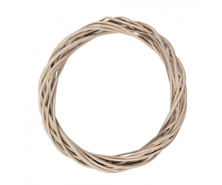 Přírodní ratanový věnec Wreath Rattan M - Ø 30*4 cm Clayre & Eef
