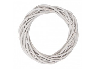 Přírodní bílý ratanový věnec Rattan XS - Ø 20*4 cm