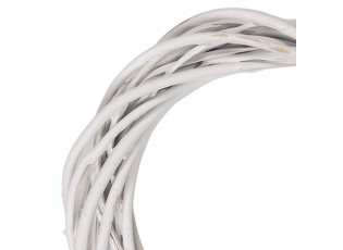 Přírodní bílý ratanový věnec Rattan XS - Ø 20*4 cm