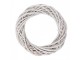 Přírodní bílý ratanový věnec Rattan S - Ø 30*6 cm Clayre & Eef