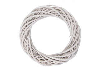 Přírodní bílý ratanový věnec Rattan S - Ø 30*6 cm