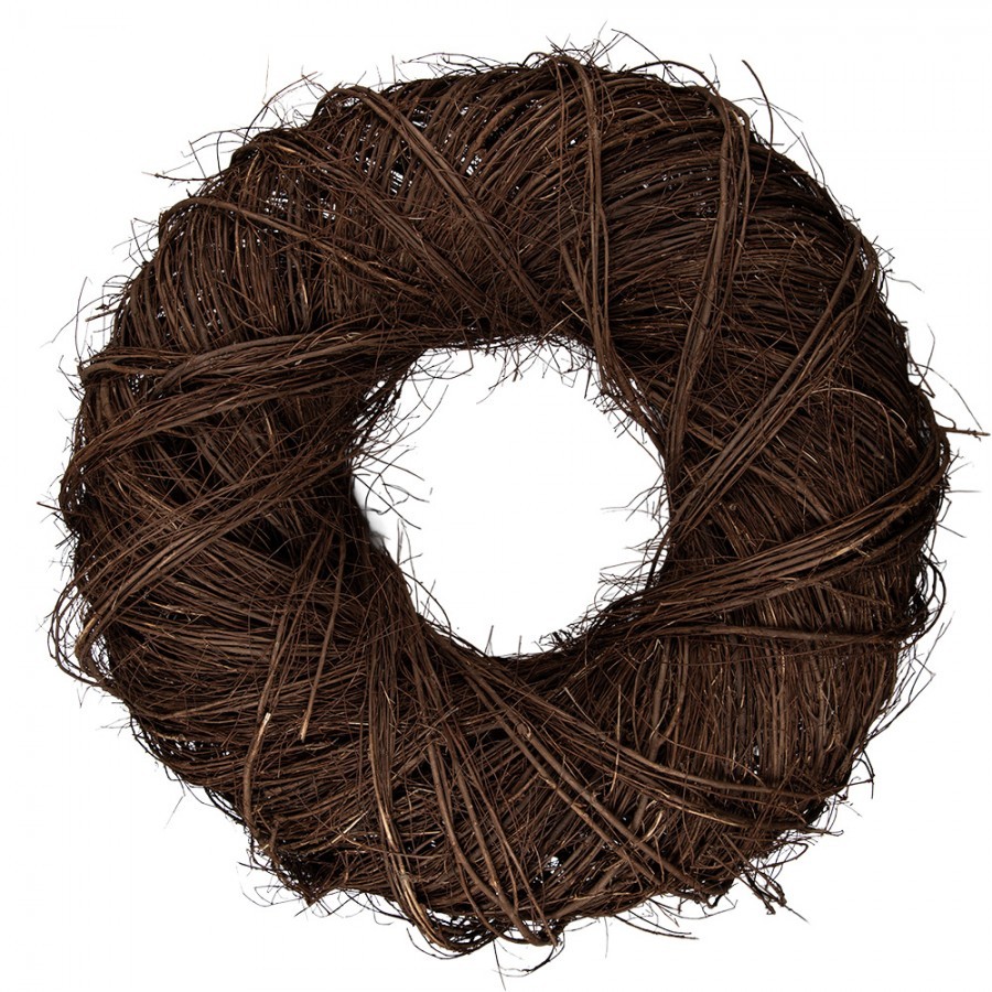 Masivní přírodní proutěný hnědý věnec Wreath XL - Ø 80*23 cm