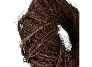 Masivní přírodní proutěný hnědý věnec Wreath XL - Ø 80*23 cm