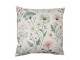 Béžový povlak na polštář s lučními květy - 45*45cm Clayre & Eef