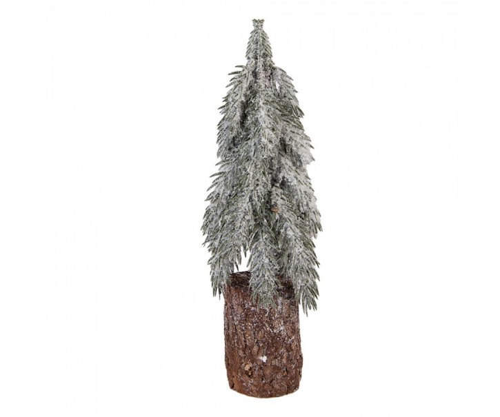 Mini Artificial Christmas Tree ? 12x32 Cm Green Wood - ? 12*32 cm Clayre & Eef