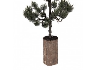 Mini Artificial Christmas Tree 28x28x80 Cm / 3xAAA Green Wood - 28*20*75 cm / 3*AAA