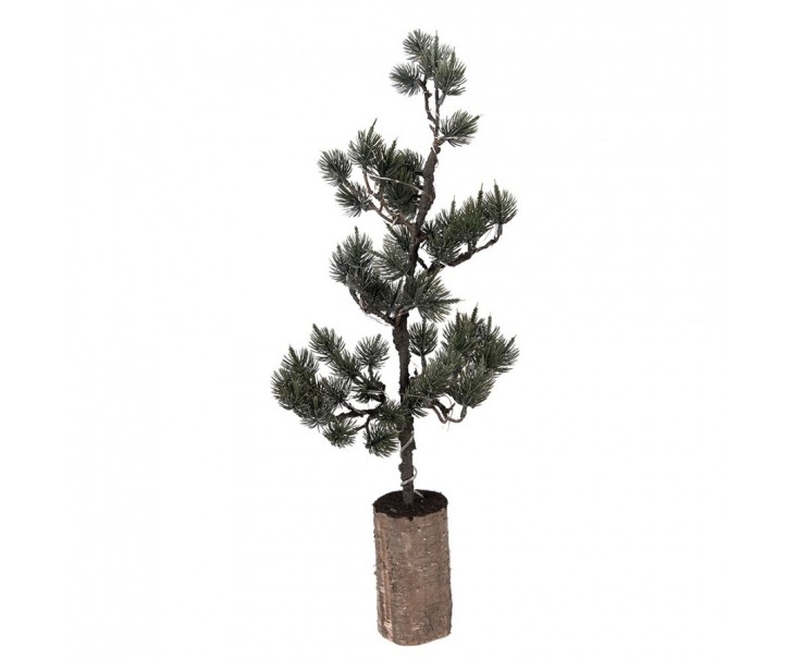 Mini Artificial Christmas Tree 23x23x60 Cm / 3xAAA Green Wood - 20*17*60 cm / 3*AAA Clayre & Eef