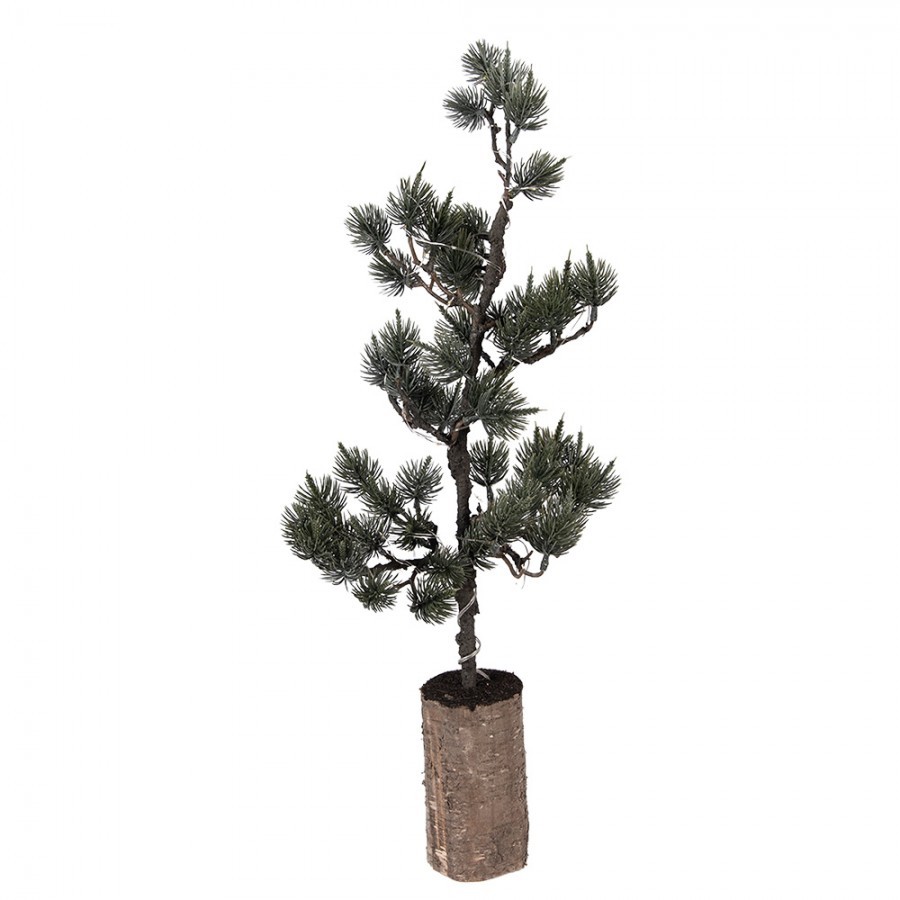 Mini Artificial Christmas Tree 23x23x60 Cm / 3xAAA Green Wood - 20*17*60 cm / 3*AAA