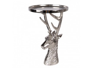 Decorative Bowl ? 25x38 Cm Silver Colored Aluminium Deer - ? 25*38 cm