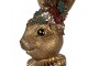 Decorative Figurine Rabbit 27x17x51 Cm Gold Colored Plastic - 27*17*49 cm Clayre & Eef