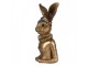Decorative Figurine Rabbit 27x17x51 Cm Gold Colored Plastic - 27*17*49 cm Clayre & Eef