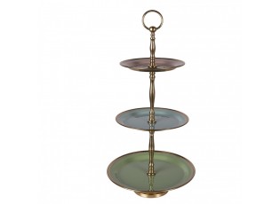 Etagere 3 Layer ? 27x51 Cm Green Stainless Steel - ? 27*51 cm