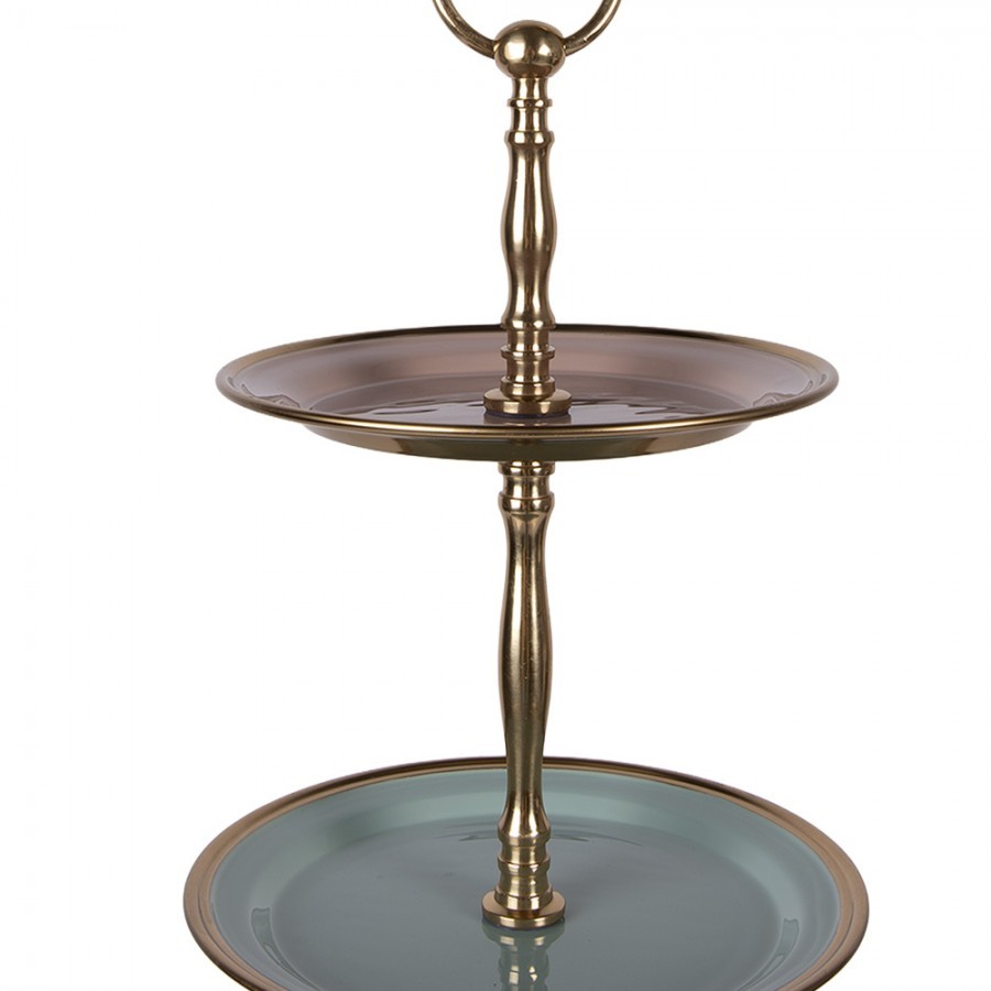 Etagere 3 Layer ? 27x51 Cm Green Stainless Steel - ? 27*51 cm