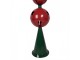Christmas Decoration Figurine ? 31x193 Cm Red Green Metal - ? 31*193 cm Clayre & Eef