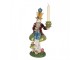Candle Holder Rabbit 20x16x41 Cm White Plastic - 20*16*41 cm Clayre & Eef