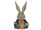 Decorative Figurine Rabbit 13x10x23 Cm Beige Plastic - 13*10*23 cm Clayre & Eef
