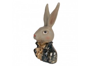 Decorative Figurine Rabbit 13x10x23 Cm Beige Plastic - 13*10*23 cm