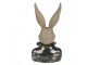 Decorative Figurine Rabbit 13x10x23 Cm Beige Plastic - 13*10*23 cm Clayre & Eef