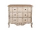 Béžová antik dřevěná komoda se šulíky Chantien - 95*38*90 cm Clayre & Eef