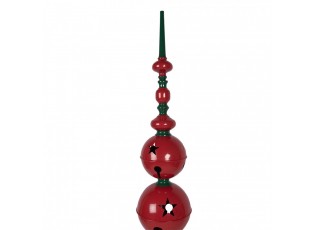 Christmas Decoration Figurine ? 31x179 Cm Red Green Metal - ? 31*179 cm
