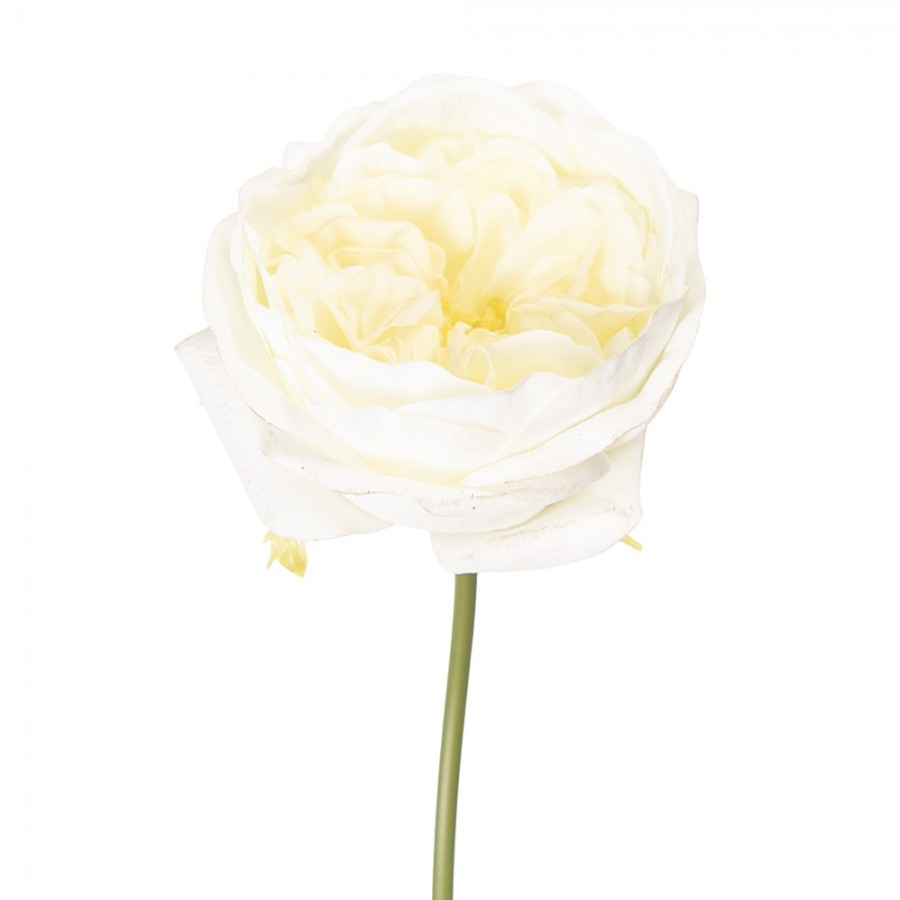 Artificial Flower Rose 35 Cm White Plastic - 9*9*35 cm