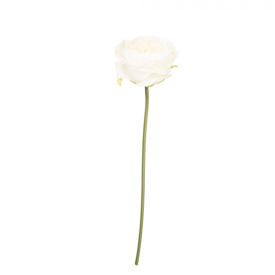Artificial Flower Rose 35 Cm White Plastic - 9*9*35 cm