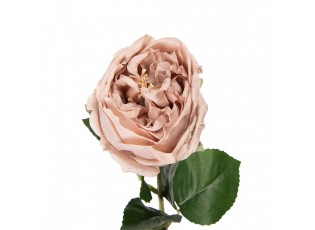 Artificial Flower Rose 43 Cm Beige Plastic - 9*9*43 cm